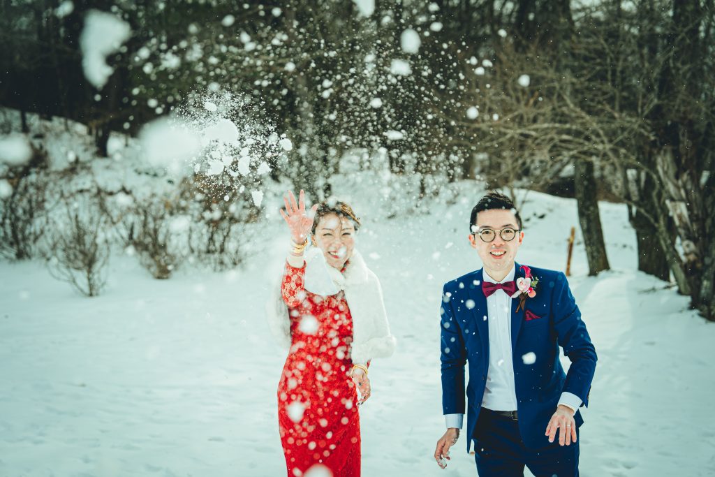 karuizawa  winter wedding 